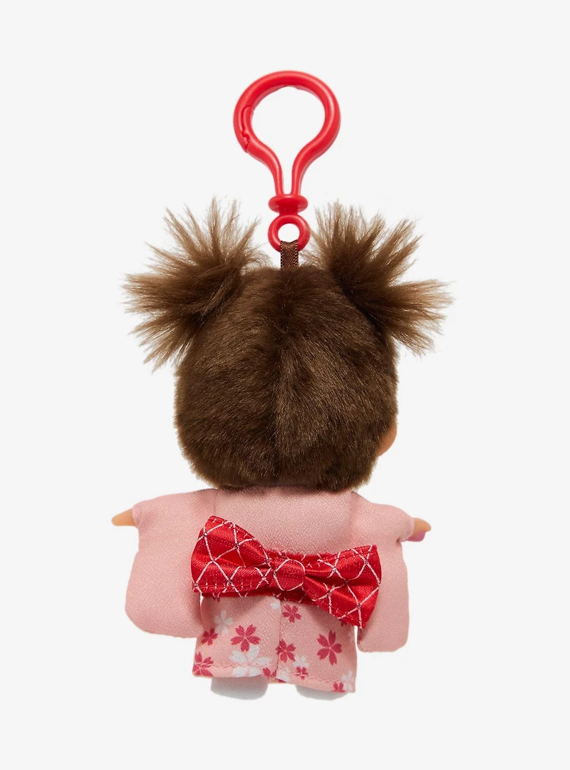 Monchhichi Kimono Girl Plush Bag Clip