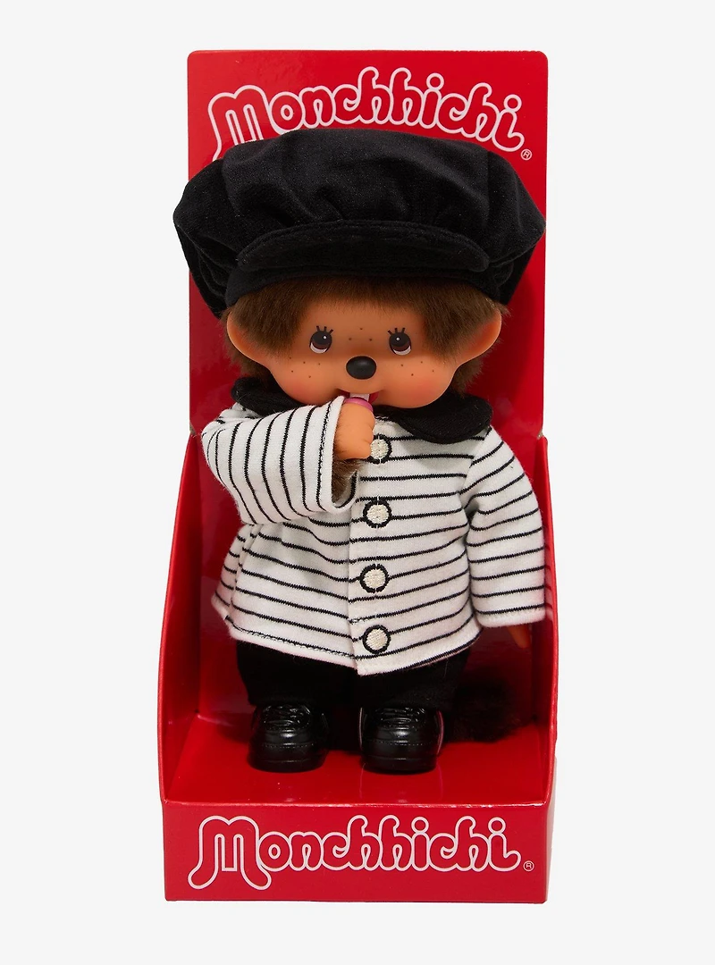 Monchhichi Beret Boy 8 Inch Plush