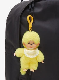 Monchhichi Yellow Plush Bag Clip