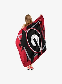NCAA Dimensional Georgia Micro Raschel Throw Blanket