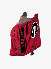 NCAA Digitize Georgia Raschel Throw Blanket