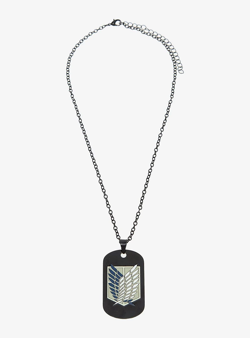 Attack on Titan Dog Tag Necklace - BoxLunch Exclusive