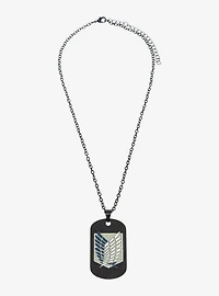 Attack on Titan Dog Tag Necklace - BoxLunch Exclusive