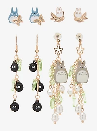Studio Ghibli® My Neighbor Totoro Floral Totoros Earring Set - BoxLunch Exclusive