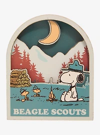 Whatever! Makes You Happy Peanuts Beagle Scouts Layered Magnet