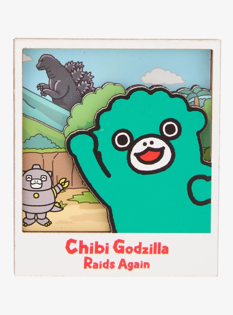Whatever! Makes You Happy Godzilla Chibi Godzilla Raids Again Layered Magnet