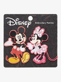 Disney Minnie & Mickey Embroidered Patch Set - BoxLunch Exclusive