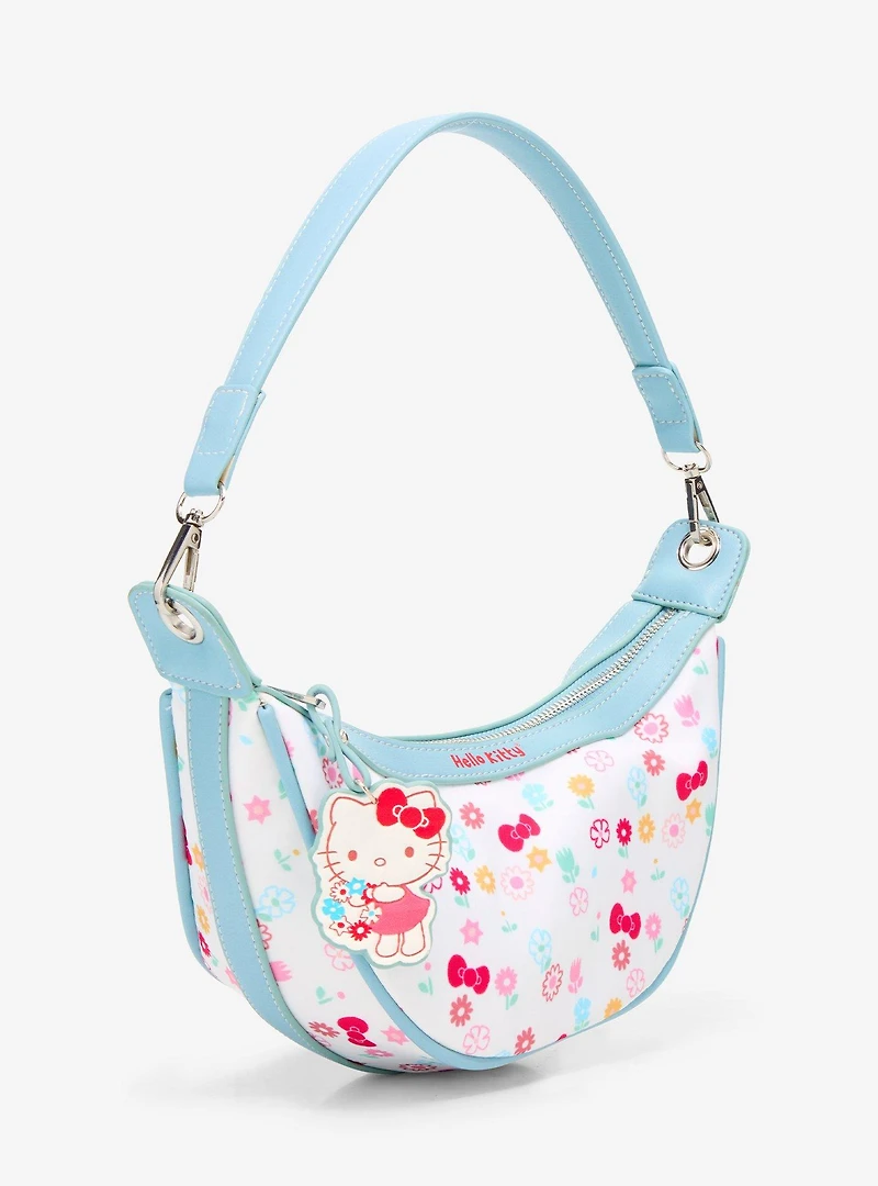 Sanrio Hello Kitty Floral Shoulder Bag - BoxLunch Exclusive