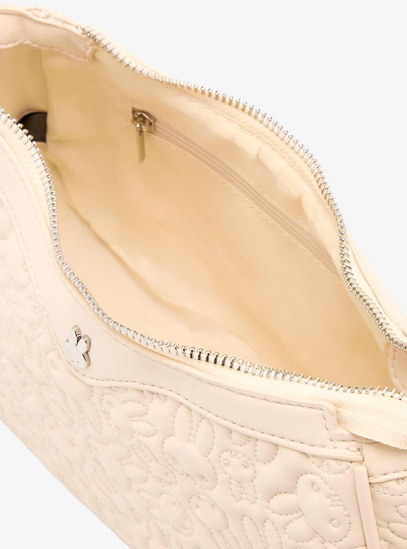 Miffy Allover Embroidered White Shoulder Bag - BoxLunch Exclusive