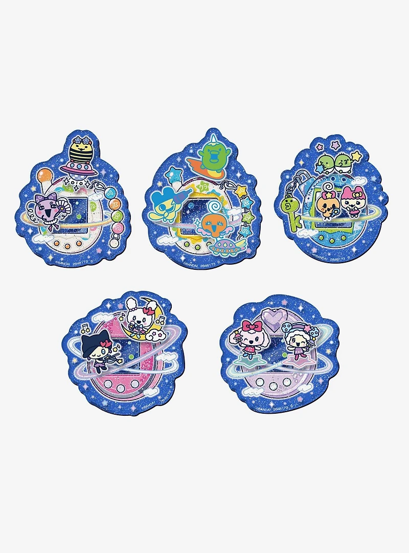 Bandai Namco Tamagotchi 30th Anniversary Blind Box Glitter Magnet