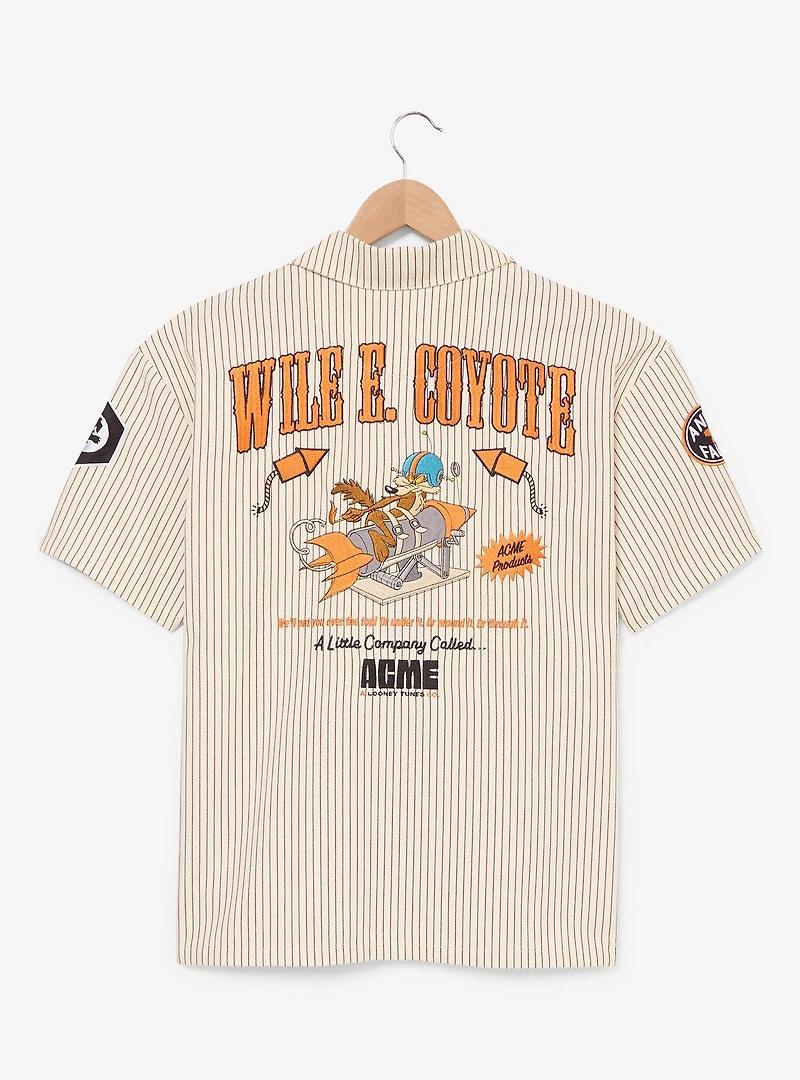 Looney Tunes Coyote vs. ACME Wile E. Mechanic Button-Up - BoxLunch Exclusive