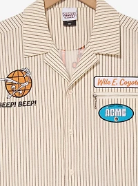 Looney Tunes Coyote vs. ACME Wile E. Mechanic Button-Up - BoxLunch Exclusive