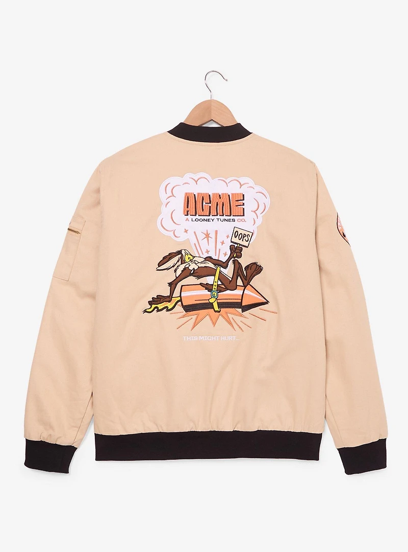 Looney Tunes Coyote Vs. ACME Bomber Jacket - BoxLunch Exclusive