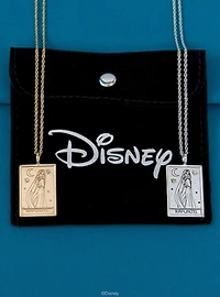 Disney x RockLove Tangled Rapunzel Tablet Gold Plated Necklace