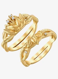 Disney x RockLove The Princess And Frog Tiana Water Lily Stacker Rings