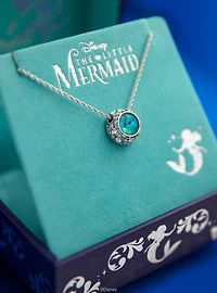Disney x RockLove The Little Mermaid Bubble Solitaire Necklace