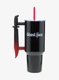 Ghost Face Knife Handle Straw Tumbler