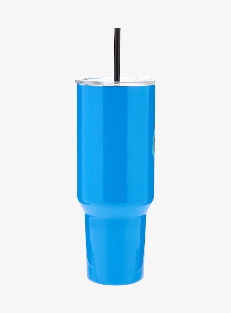 Disney Lilo & Stitch Stitch Face Straw Tumbler with Handle