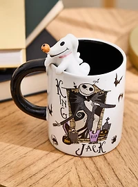Disney The Nightmare Before Christmas King Jack Skellington & Zero Peeker Mug
