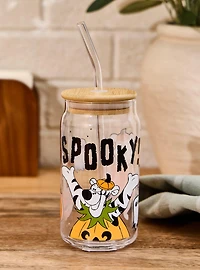 Disney Winnie the Pooh Halloween Costume Glass Cup with Straw - BoxLunch Exclusive