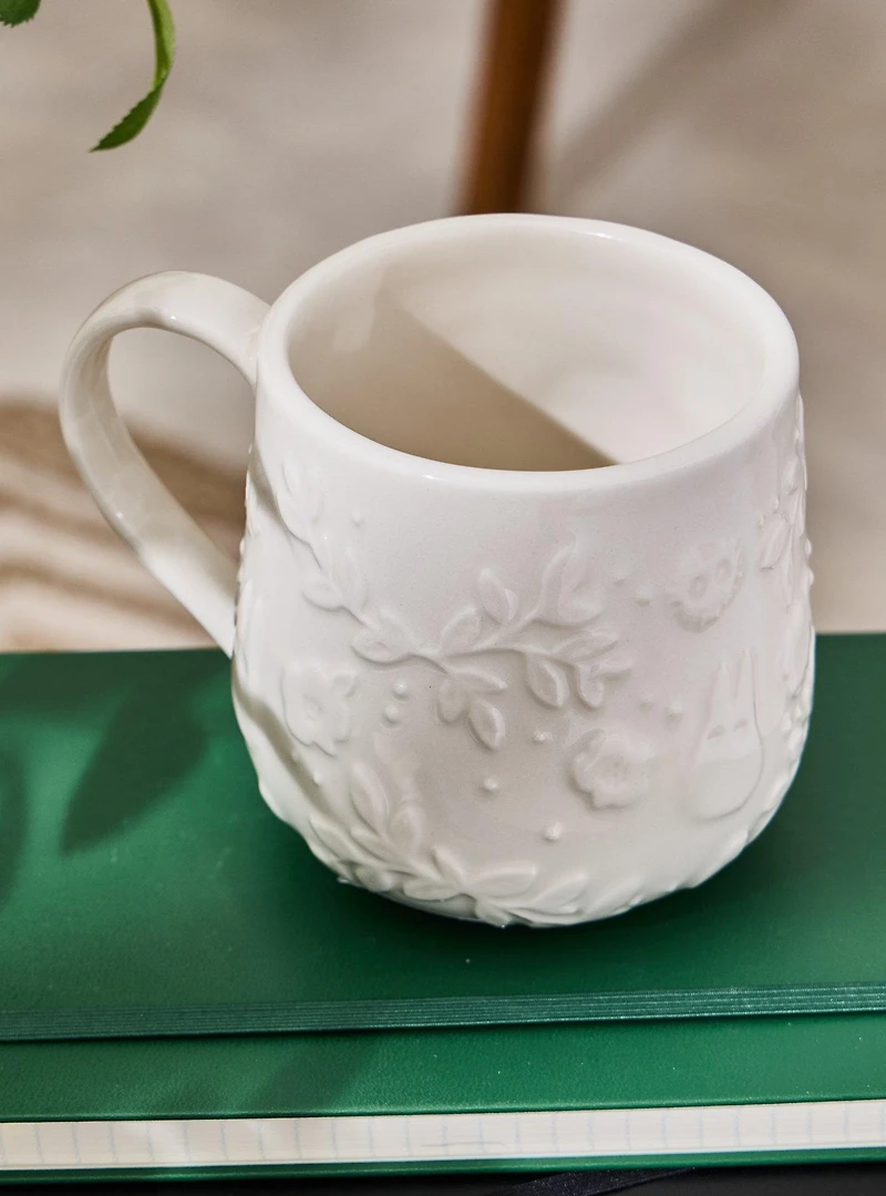 Studio Ghibli® My Neighbor Totoro Embossed Floral Mug - BoxLunch Exclusive
