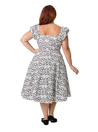 Disney Aristocats Collection by Unique Vintage Plus Marie All Over Print Swing Dress
