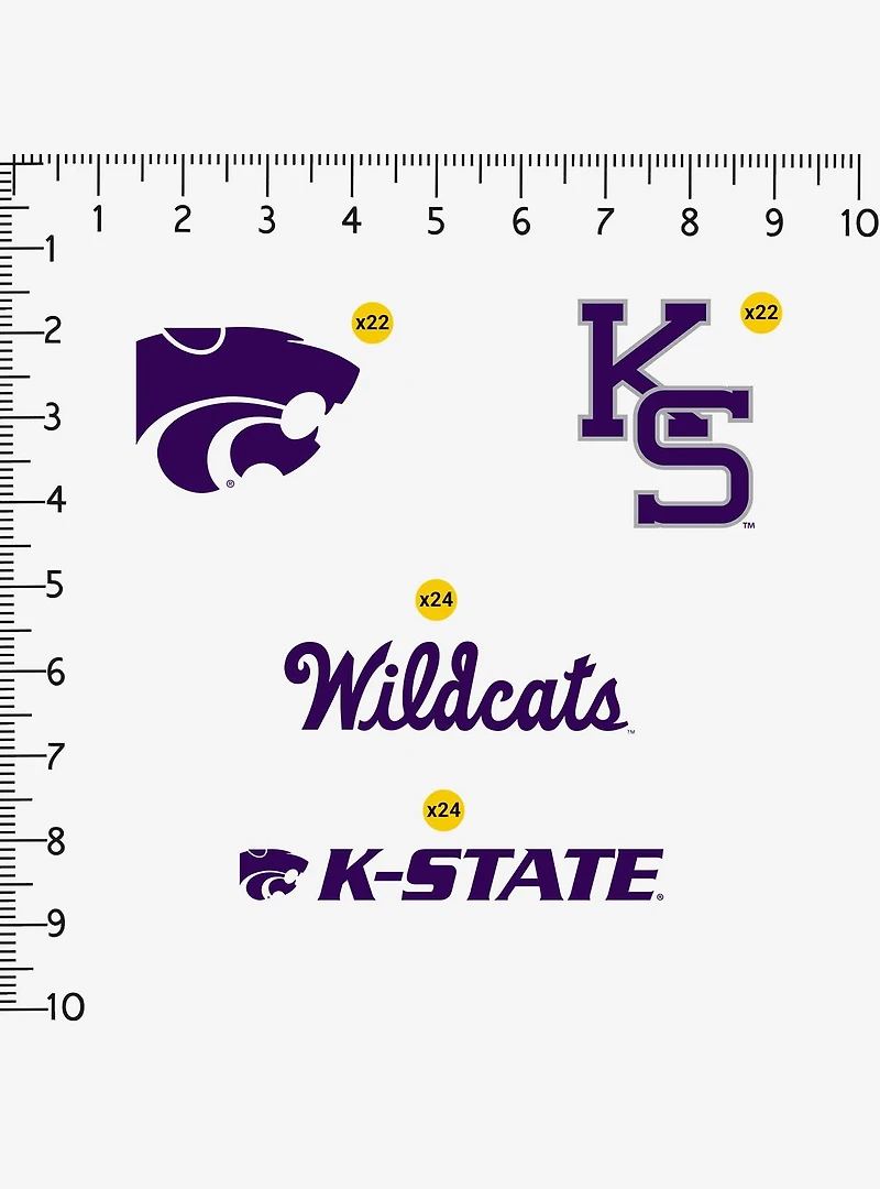 Kansas State University Miscellaneous 100ct Sticker Pack