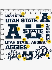 Utah State University Miscellaneous 100ct Sticker Pack