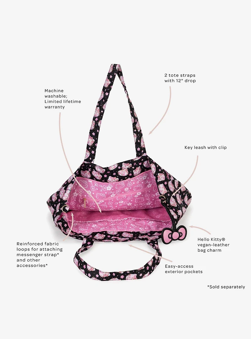 JuJuBe x Hello Kitty Cherry Blossoms Super Be Tote Bag