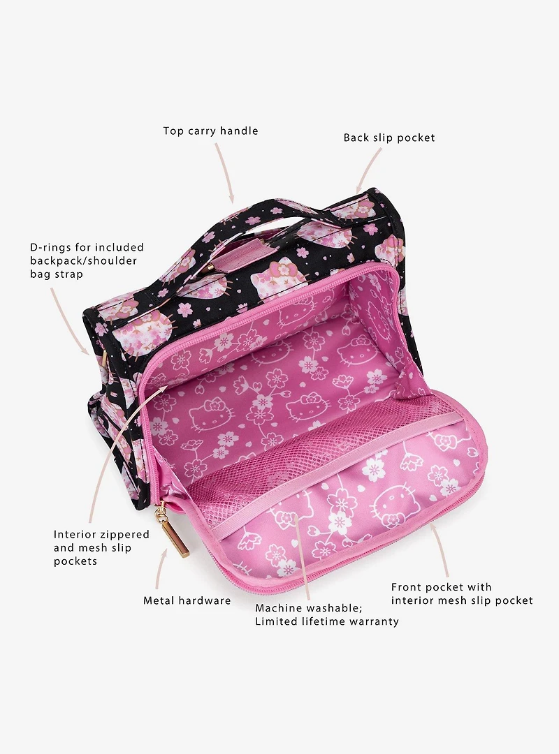 JuJuBe x Hello Kitty Cherry Blossoms The Bestie Backpack