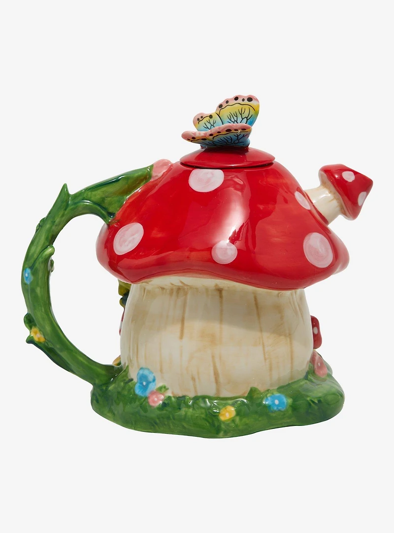 Sanrio Hello Kitty and Friends Mushroom House Figural Teapot