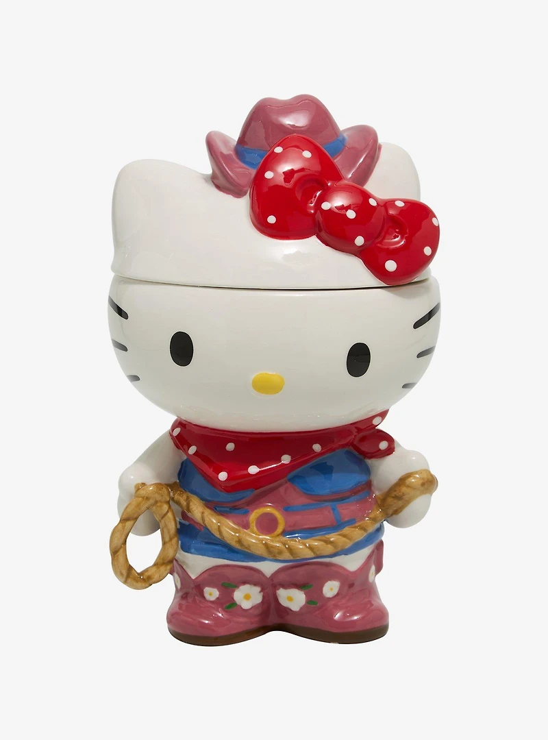 Sanrio Hello Kitty Cowgirl Figural Cookie Jar