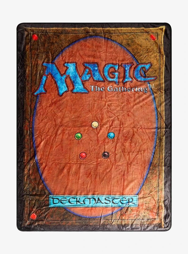 Magic: The Gathering Playing Card Fleece Throw