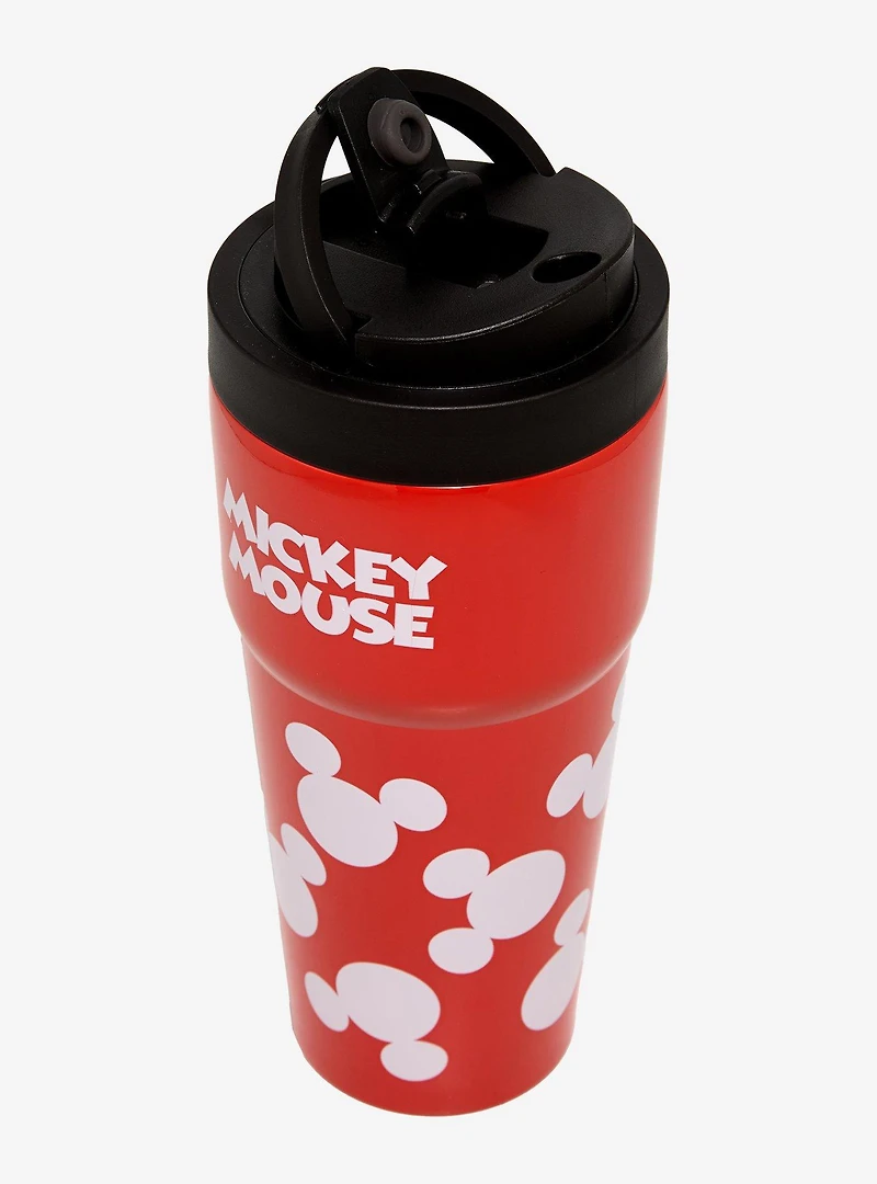 Disney Mickey Mouse Silhouette Allover Print Travel Mug