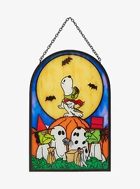 Peanuts The Great Pumpkin Scene Stained Glass Wall Art - BoxLunch Exclusive