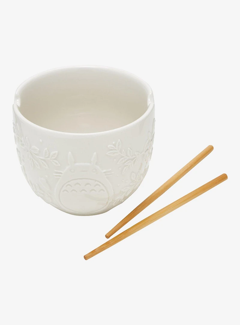 Studio Ghibli® My Neighbor Totoro Embossed Totoro Ramen Bowl & Chopsticks - BoxLunch Exclusive
