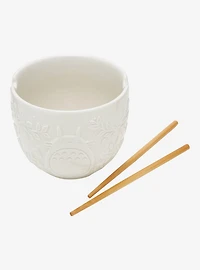 Studio Ghibli® My Neighbor Totoro Embossed Totoro Ramen Bowl & Chopsticks - BoxLunch Exclusive