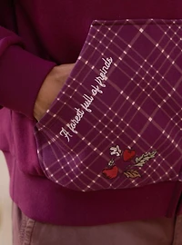 Disney Winnie the Pooh Hundred Acre Wood Plaid Zippered Hoodie - BoxLunch Exclusive
