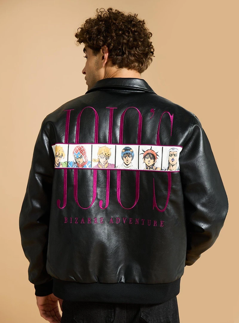 JoJo's Bizarre Adventure: Golden Wind Faux Leather Jacket - BoxLunch Exclusive