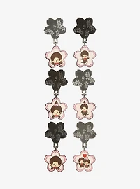 Whatever! Makes You Happy x Monchhichi Cherry Blossom Hinge Blind Box Enamel Pin