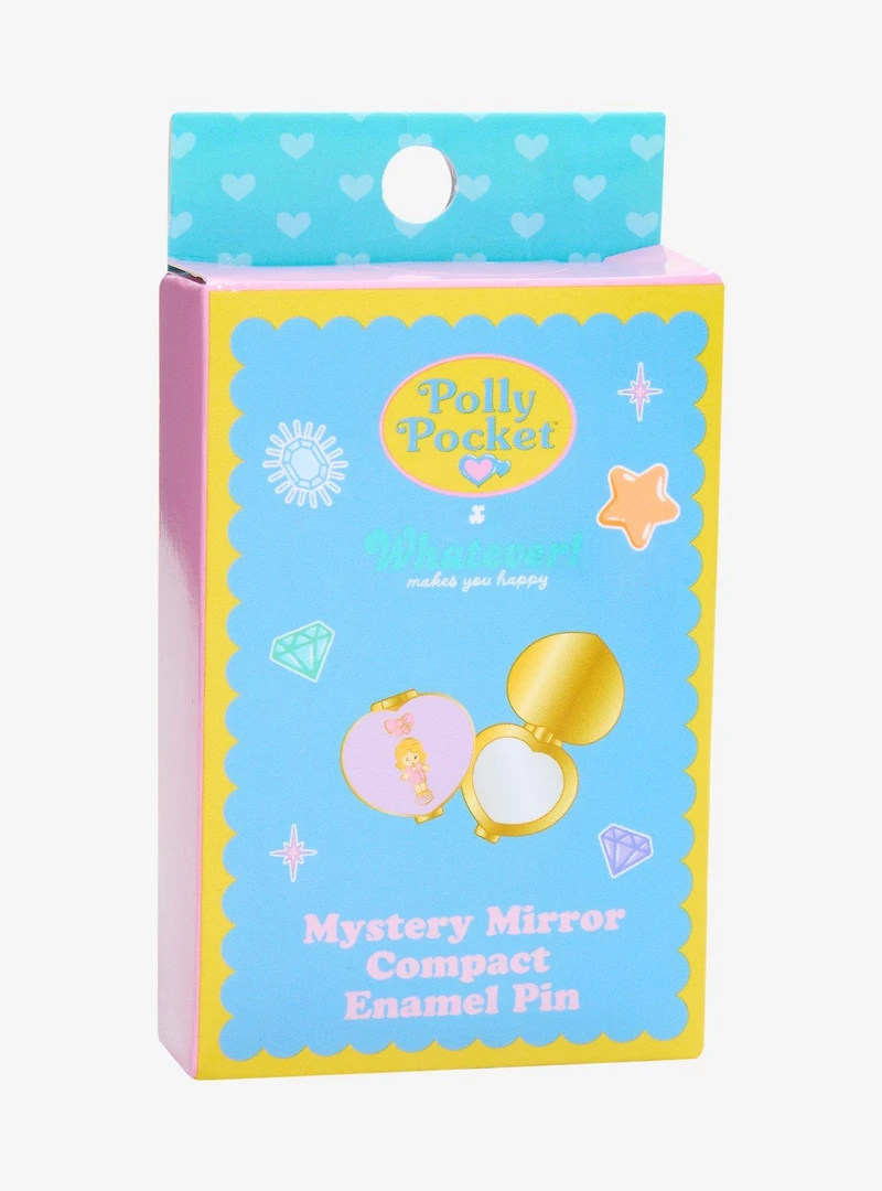 Whatever! Makes You Happy Polly Pocket Compact Mirror Blind Box Enamel Pin — BoxLunch Exclusive