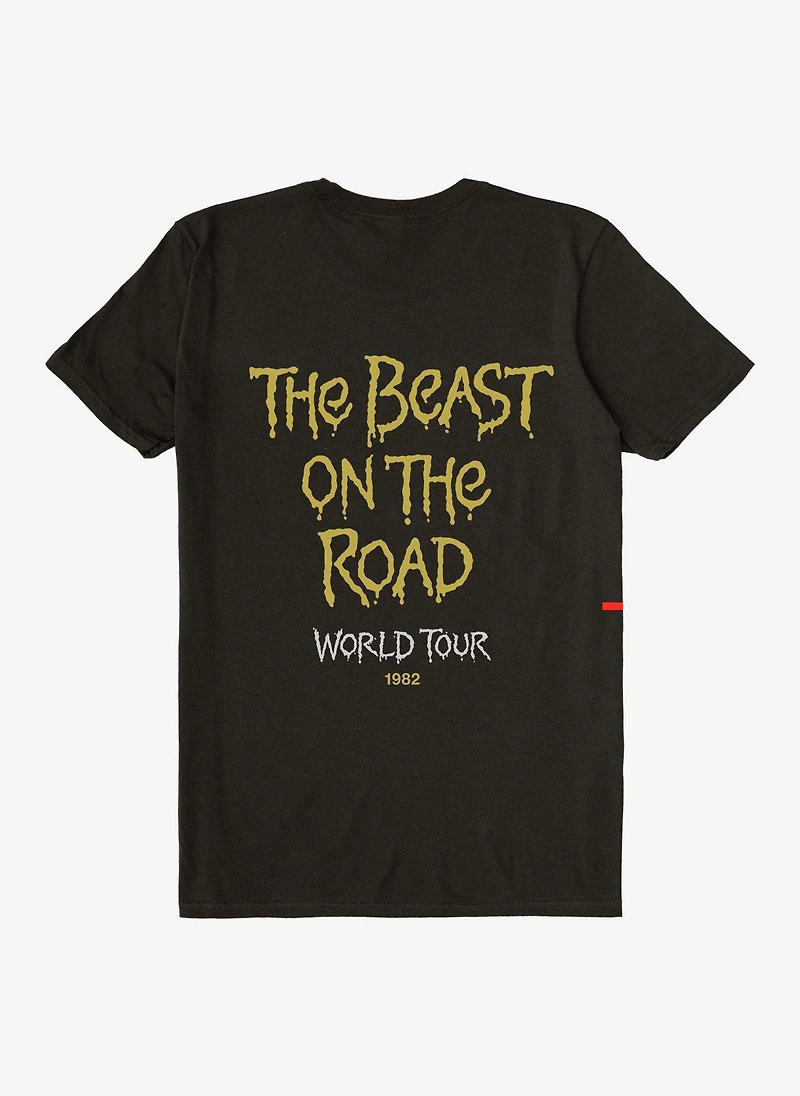 Iron Maiden The Beast On Road World Tour 1982 T-Shirt