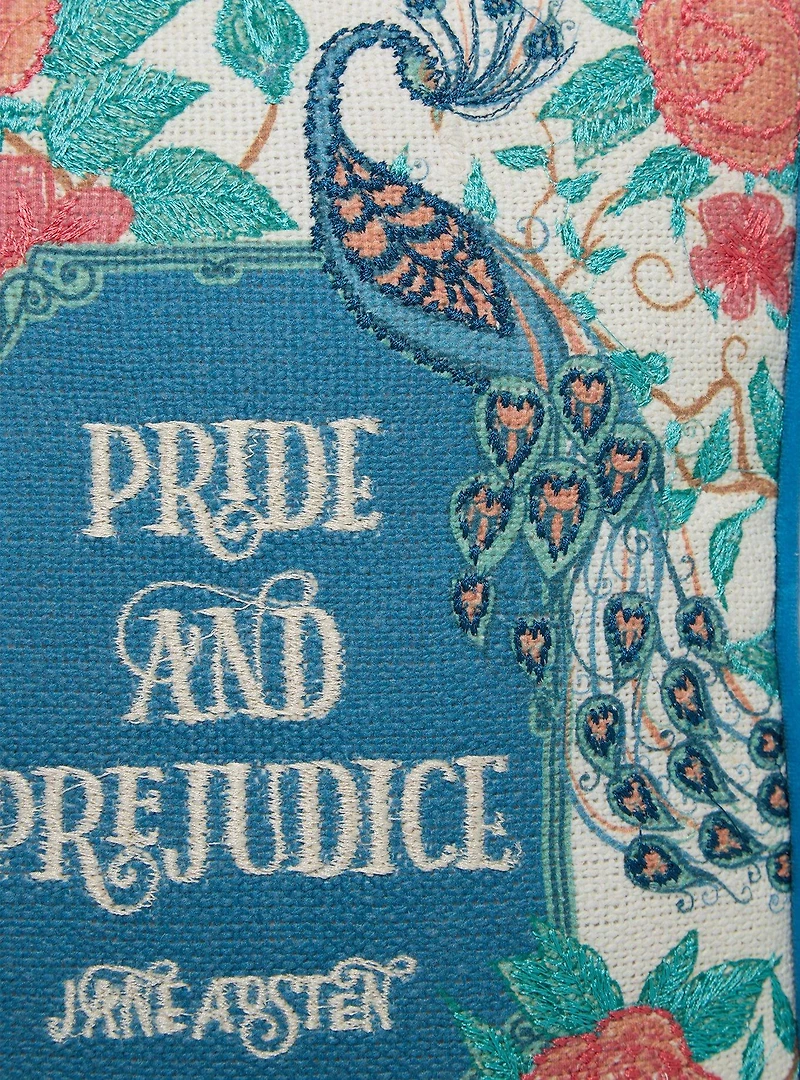 Pride and Prejudice Book Cover Pillow