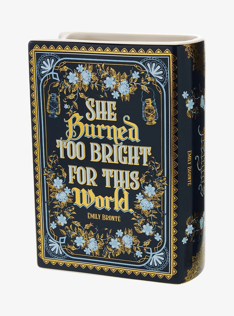 Wuthering Heights Figural Book Vase