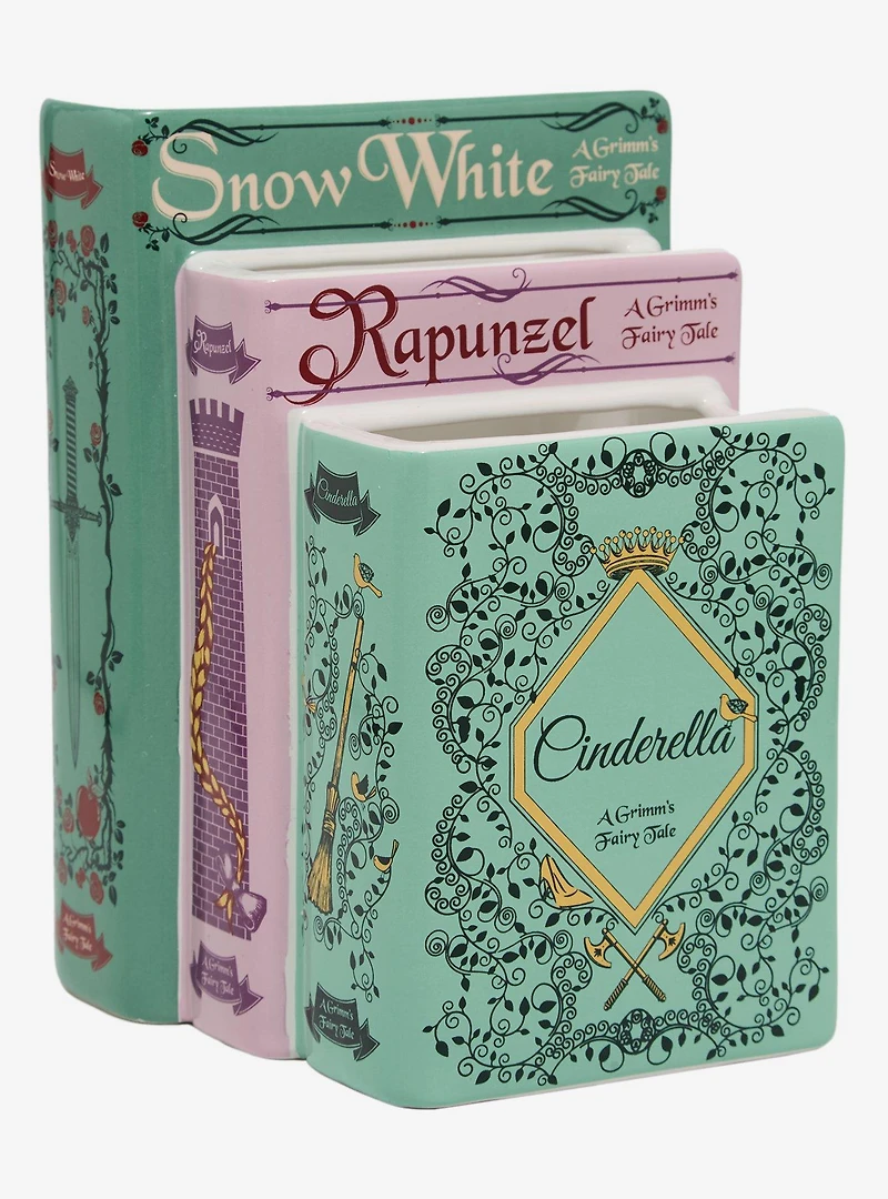 Grimm Fairy Tales Multi-Book Figural Vase