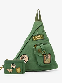 The Lord of the Rings Patches Canvas Sling Crossbody Bag - BoxLunch Exclusive