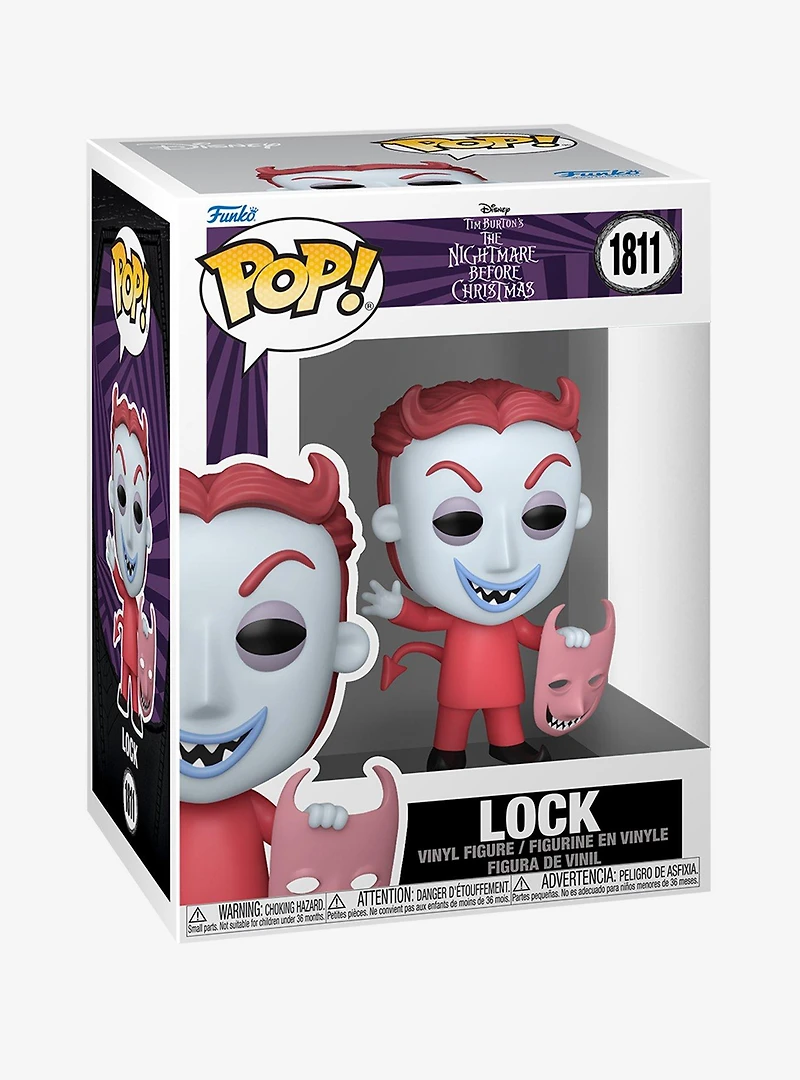 Funko Pop! Disney The Nightmare Before Christmas Lock Vinyl Figure