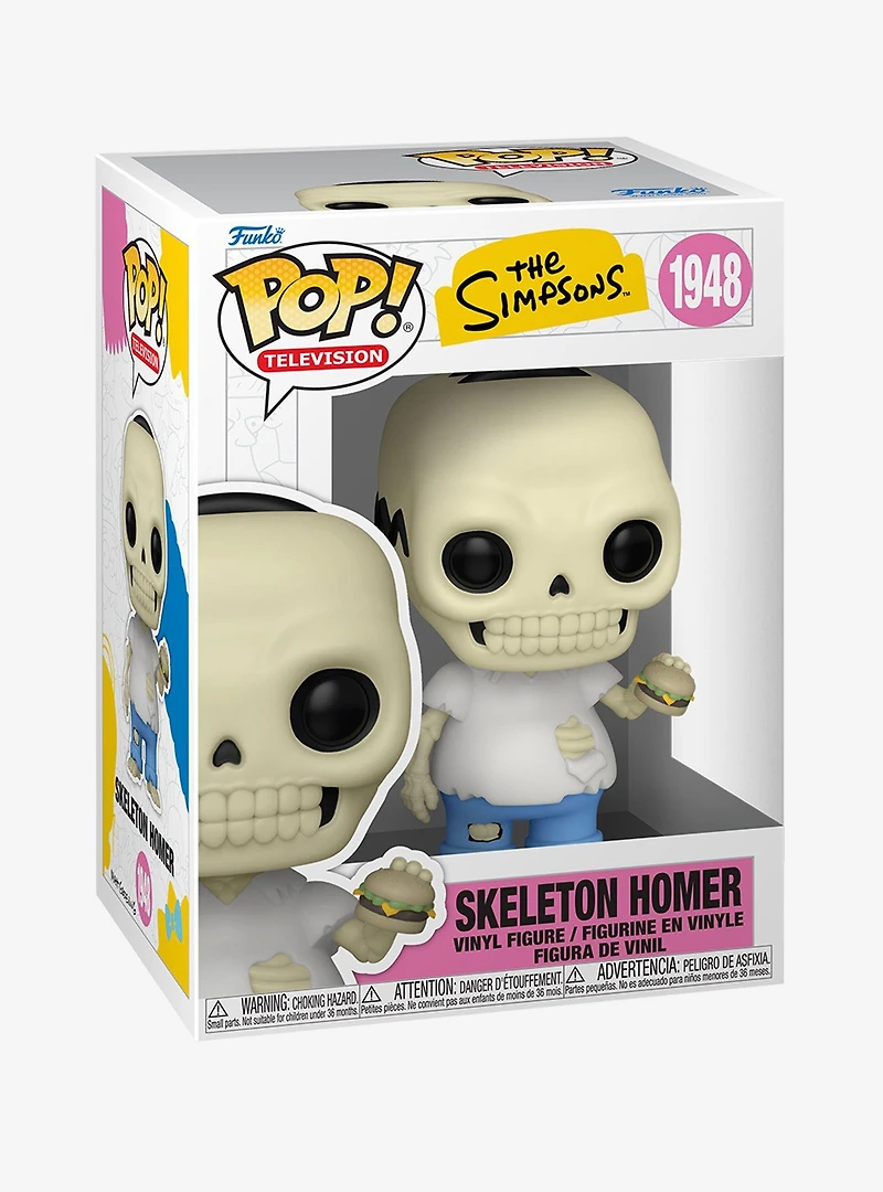 Funko Pop! Television The Simpsons Skeleton Homer Vinyl Figure