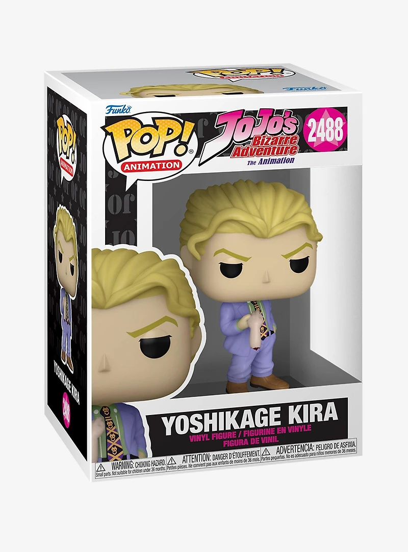 Funko Pop! Animation JoJo’s Bizarre Adventure Yoshikage Kira Vinyl Figure