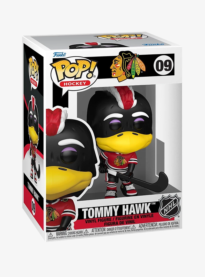 Funko Pop! Hockey Chicago Blackhawks Tommy Hawk Vinyl Figure
